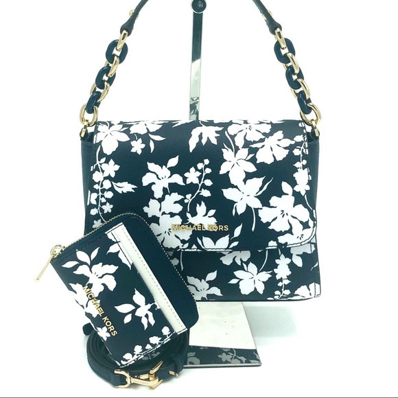 2PCS Michael Kors Sofia Small EW Satchel Wallet - Picture 1 of 8